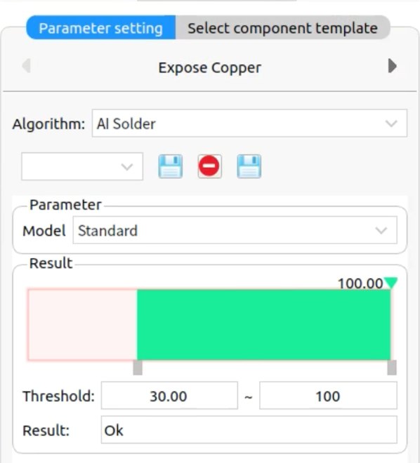 Resultado del algoritmo AI Solder: Ok