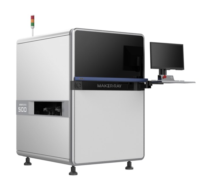 MAKER RAY | AIS50X-C-HW | Inspección de recubrimiento en línea para PCBA a doble cara