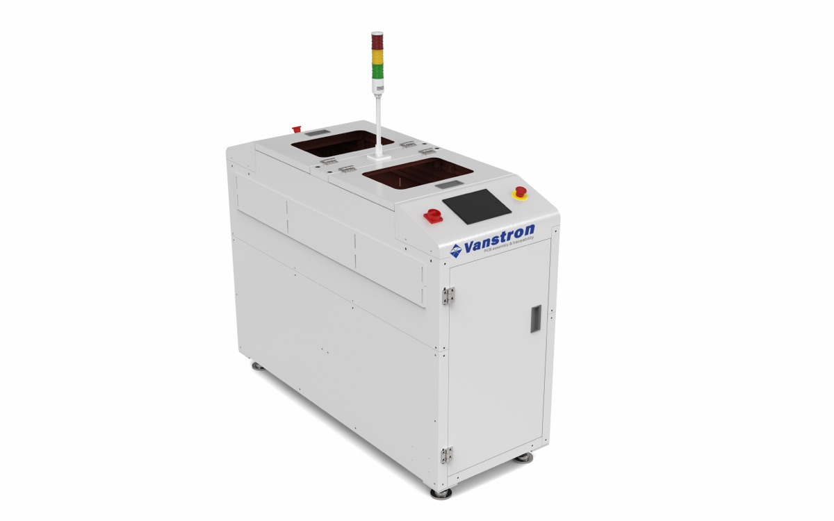 VANSTRON | Cinta lanzadera TRS-460 | Reparte las placas de una línea en dos o junta dos en una